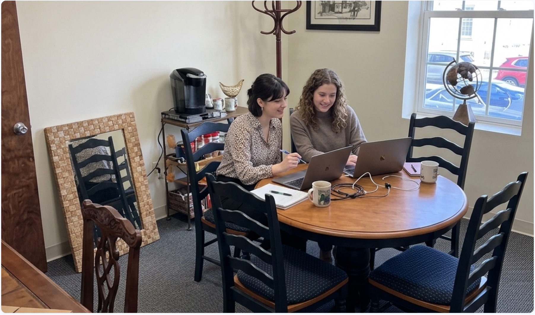 Private office interior at The Mill at Nyack